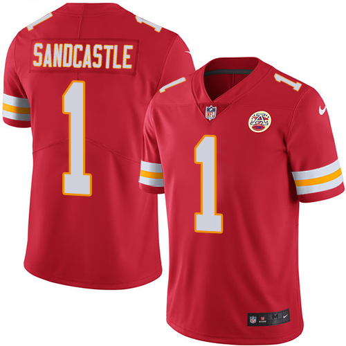 Youth Limited Leon Sandcastle Nike Jersey Red - #1 Rush NFL Kansas City Chiefs